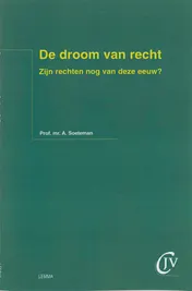 Omslag van De droom van recht