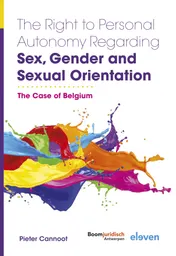 Omslag van The Right to Personal Autonomy Regarding Sex, Gender and Sexual Orientation