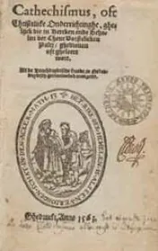 Omslag van Catechismus, 1563