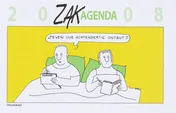 Omslag van ZAK-agenda 2008