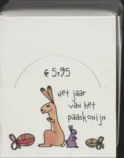 Omslag van Het jaar van het paaskonijn display 8 ex