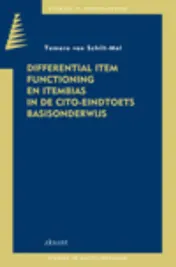 Omslag van Differential item functioning en itembias in de Cito-eindtoets basisonderwijs