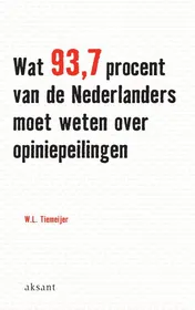 Omslag van Wat 93.7 procent van de Nederlanders moet weten over opiniepeilingen