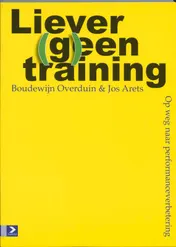 Omslag van Liever (g)een training