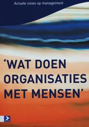 Omslag van Wat doen organisaties met mensen