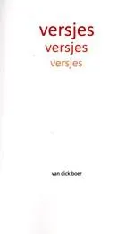 Omslag van Versjes