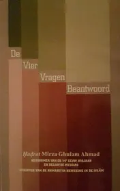 Omslag van De Vier Vragen Beantwoord