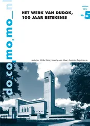 Omslag van Het werk van Dudok, 100 jaar betekenis