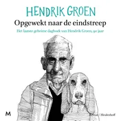 Omslag van Opgewekt naar de eindstreep