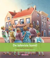 Omslag van de tijd van televisie en computers 1950 - heden