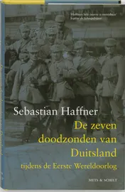 Omslag van De zeven doodzonden van Duitsland tijdens de Eerste Wereldoorlog