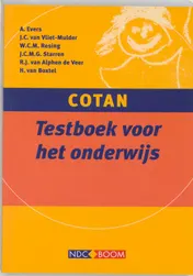 Omslag van COTAN tekstboek voor het onderwijs