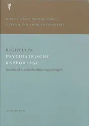 Omslag van Richtlijn psychiatrische rapportage