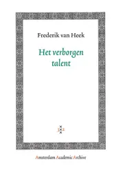 Omslag van Het verborgen talent