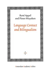 Omslag van Language Contact and Bilingualism