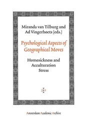 Omslag van Psychological Aspects of Geographical Moves