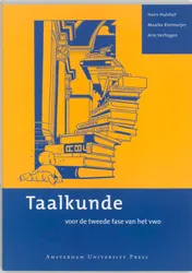 Omslag van Taalkunde voor de tweede fase van het vwo