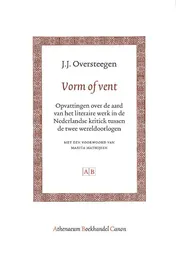 Omslag van Vorm of vent