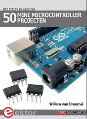 Omslag van 50 mini microcontroller projecten met ATtiny en Arduino