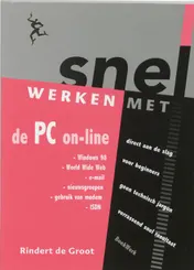 Omslag van Snel werken met de PC on-line