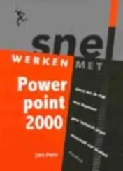 Omslag van Snel werken met Powerpoint 2000