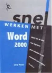 Omslag van Snel werken met Word 2000
