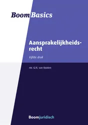 Omslag van Aansprakelijkheidsrecht