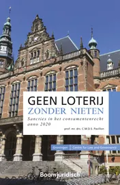 Omslag van Geen loterij zonder nieten