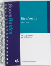 Omslag van Boom Basics Strafrecht