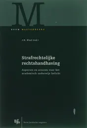 Omslag van Strafrechtelijke rechtshandhaving