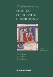 Omslag van Hoofdstukken uit de Europese Codificatiegeschiedenis