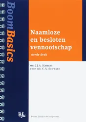 Omslag van Boom Basics Naamloze en besloten vennootschap