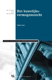 Omslag van Het huwelijksvermogensrecht