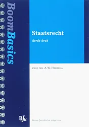 Omslag van Boom Basics Staatsrecht