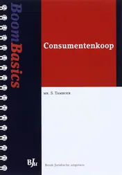 Omslag van Boom Basics Consumentenkoop