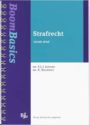 Omslag van Boom Basics Strafrecht