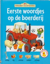 Omslag van Eerste woordjes op de boerderij