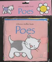 Omslag van Poes - Usborne stoffen boek