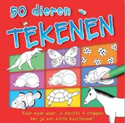 Omslag van 50 dieren tekenen