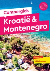 Omslag van Campergids Kroatië & Montenegro