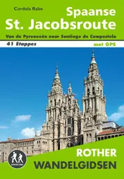Omslag van Rother wandelgids Spaanse St. Jacobsroute