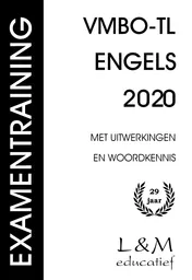 Omslag van Examentraining Vmbo-tl Engels 2020