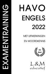 Omslag van Examentraining Havo Engels 2022