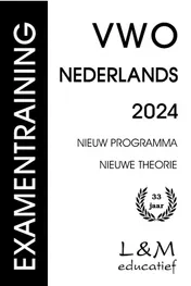 Omslag van Examentraining Vwo Nederlands 2024