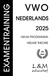 Omslag van Examentraining Vwo Nederlands 2025
