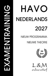 Omslag van Examentraining Havo Nederlands 2027