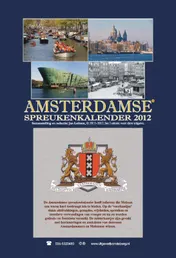 Omslag van Amsterdamse spreukenkalender 2012
