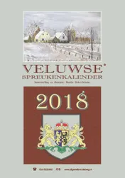 Omslag van Veluwse spreukenkalender 2018