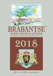 Omslag van Brabantse spreukenkalender 2018