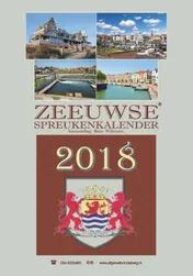 Omslag van Zeeuwse spreukenkalender 2018